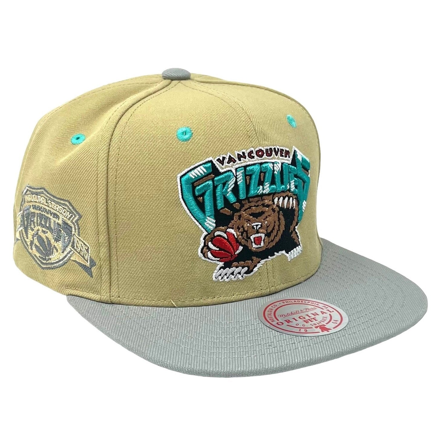 Mitchell & Ness Men's NBA Classic Canvas Snapback Hwc Grizzlies Snapback Caps