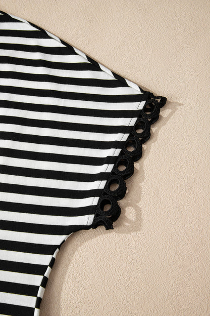 Threaded Pear Stevie Delicate Trim Casual Tee