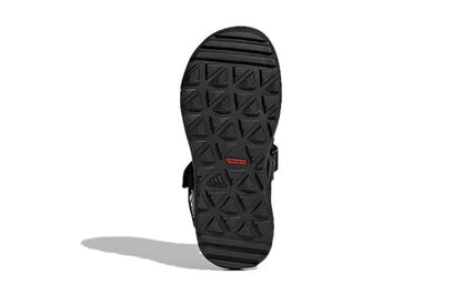 adidas Captain Toey K Hook and Loop Kids' Sandals — Black