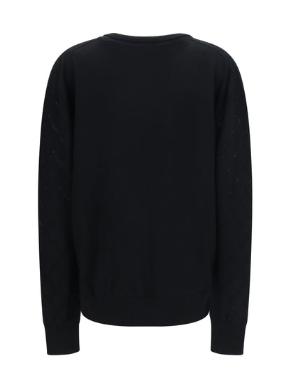 V-Neck Sweater, Black