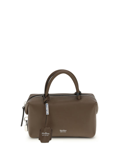 Holdall Leather Handbag Dark Brown