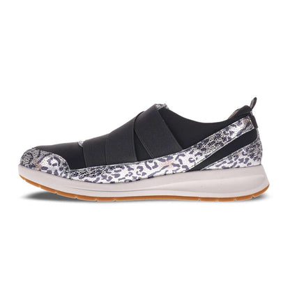 Virginia Adjustable Casual Sneaker - Silver Safari