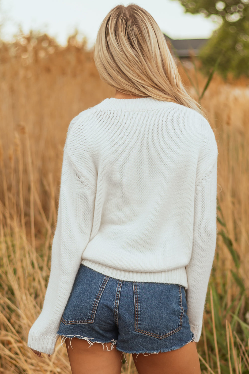 Threaded Pear Amanda Embroidered Bow Boots Sweater