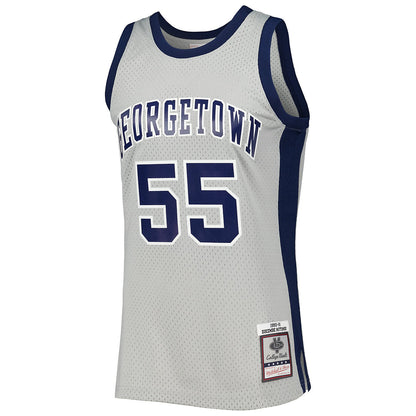 Mitchell & Ness Men's Ncaa Light Jersey Georgetown 1990 Dikembe Mutombo