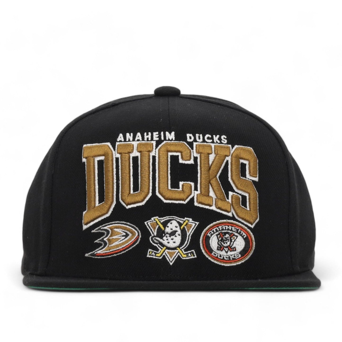 Men's Mitchell & Ness Nhl Champ Stack Snapback Ducks - Black