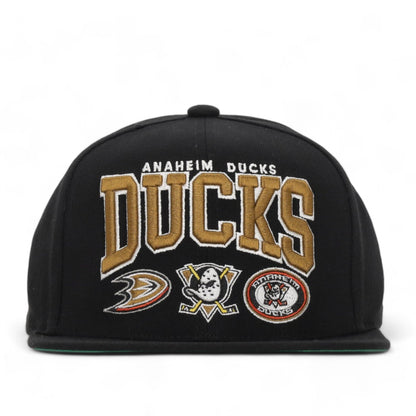 Mitchell & Ness Men's NHL Champ Stack Snapback Ducks Snapback Caps