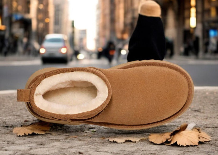 UGG Women's Classic Ultra Mini New Heights Boot 'Chestnut' Boots