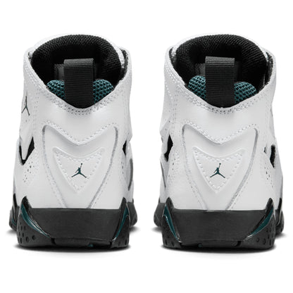 [343796-133] Grade School Air Jordan True Flight 'white Oxidized Green Black'