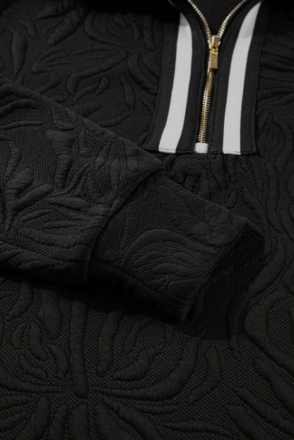 Threaded Pear Mikaela Zipper Shift Mini Dress