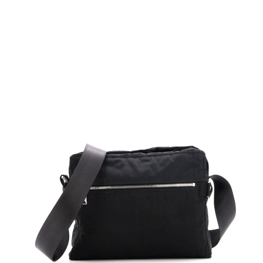 Snap Button Messenger Bag Nylon
