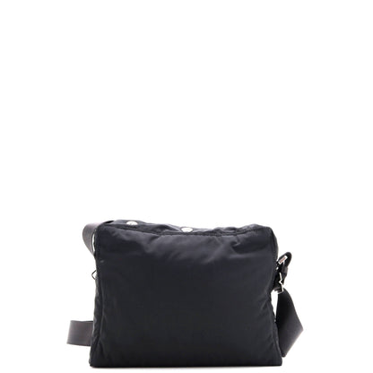 Snap Button Messenger Bag Nylon