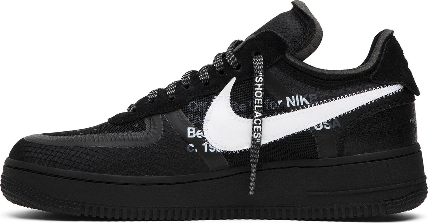Nike Men's Air Force 1 Low 'Off-White Black White' Sneakers