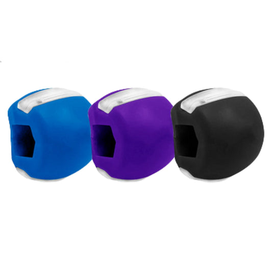 Prime Goods 3PCS Jawline Exerciser Mouth Exercise Fitness Ball Neck Face Jaw Trainer Toning - Multi