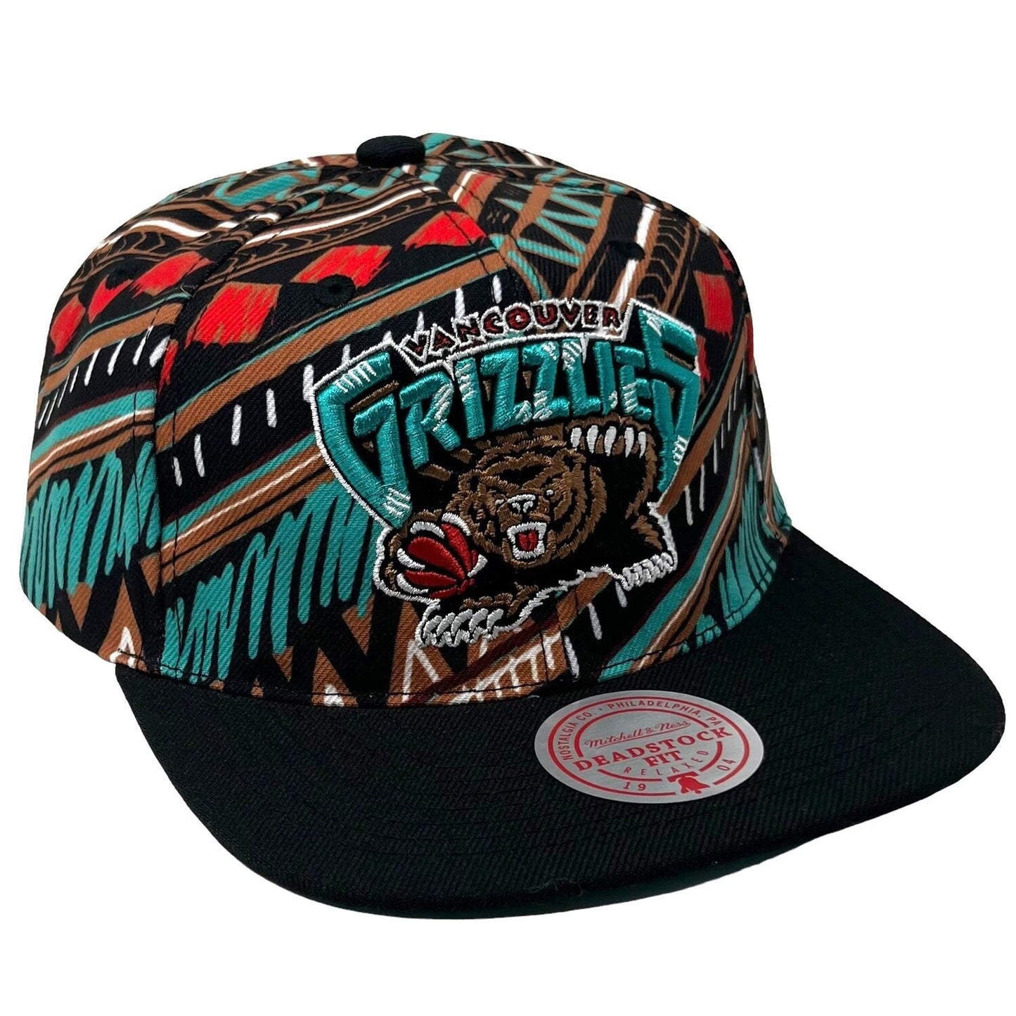 Men's Mitchell & Ness NBA Game Day Pattern Deadstock Hwc Grizzlies