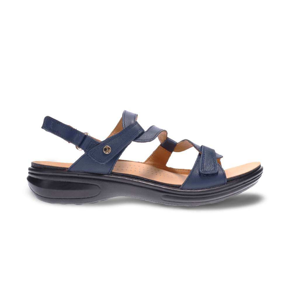 Emerald Adjustable Sandal - Blue French