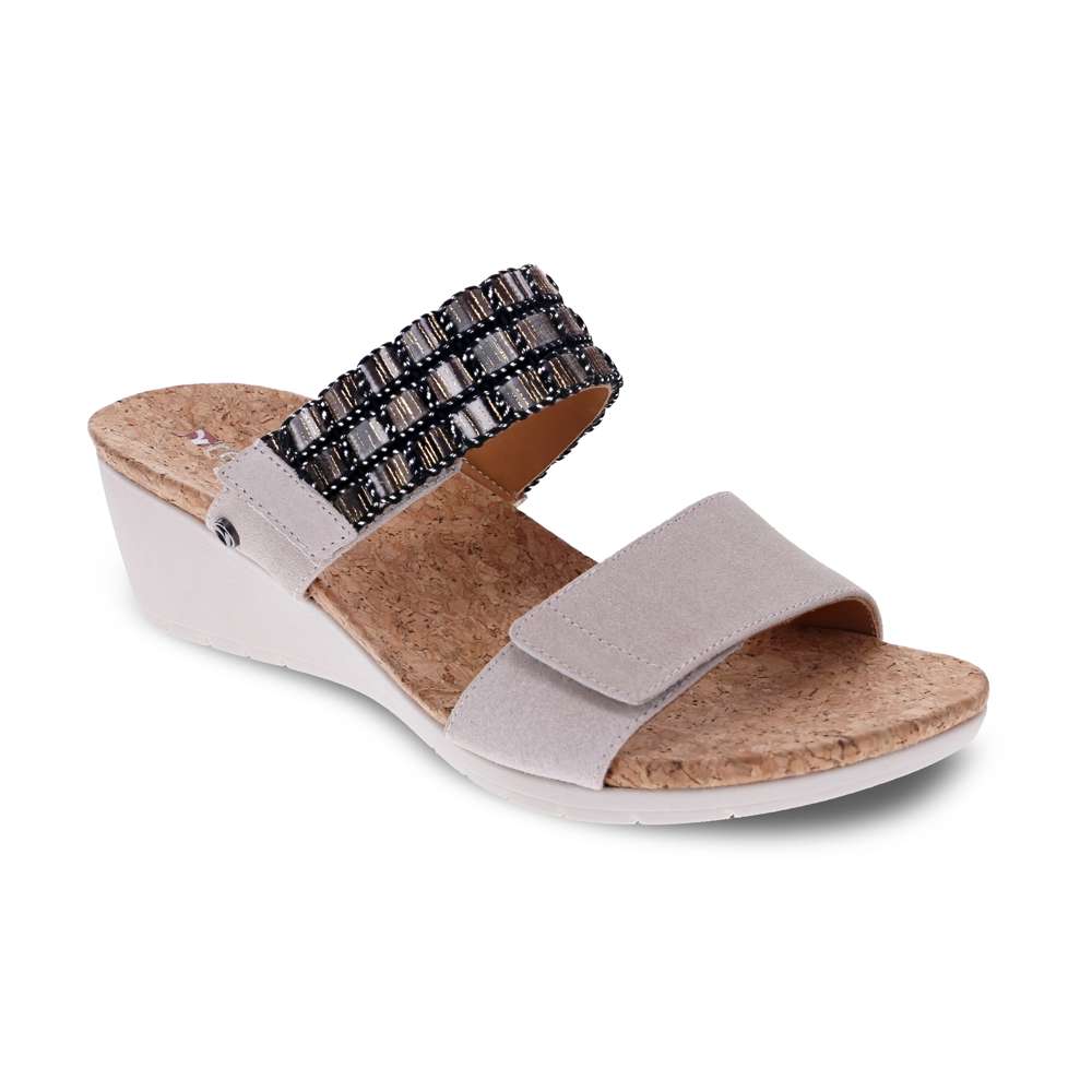 Sorrento Wedge - Pebble