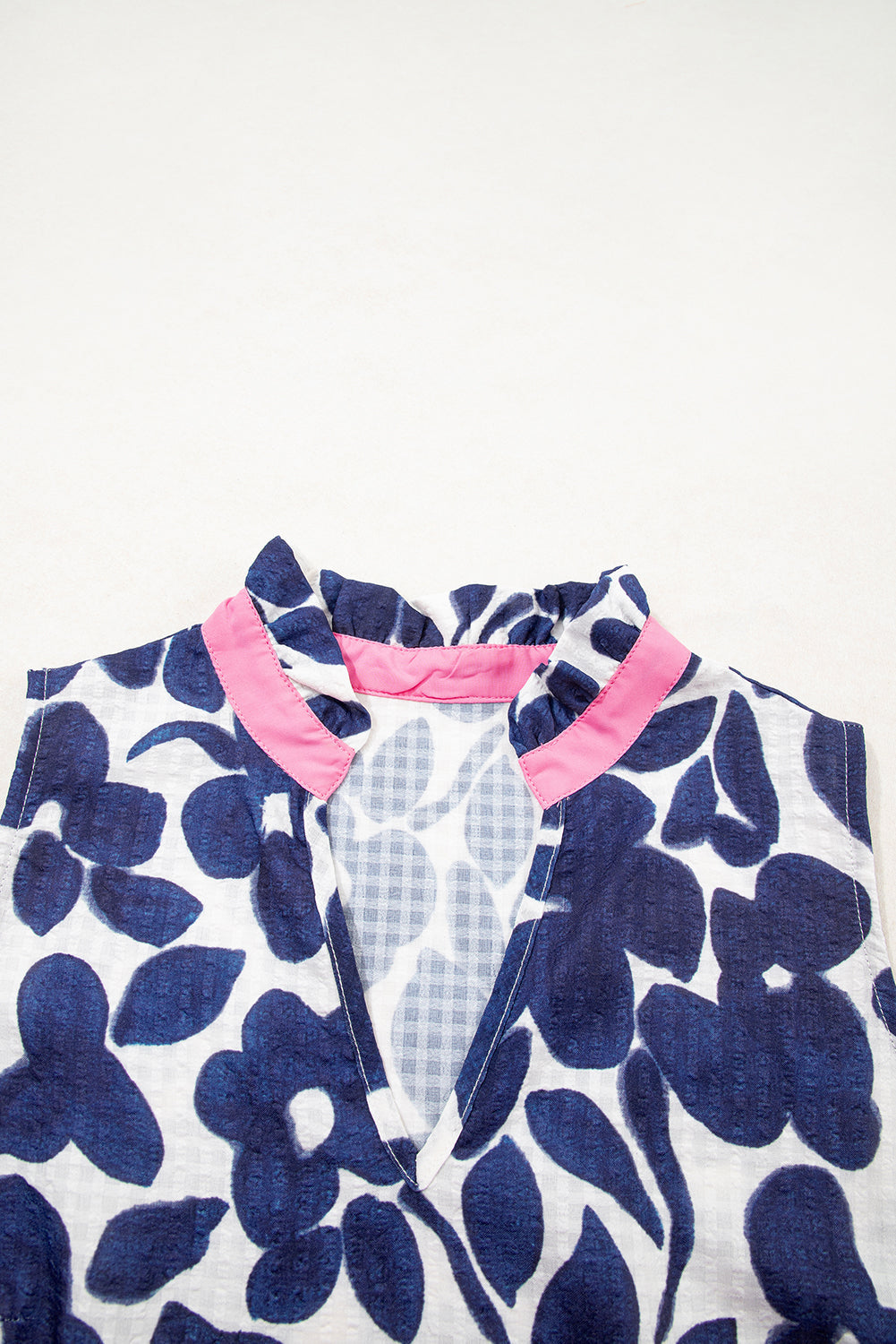 Threaded Pear Margaret Colorblock Notched Mini Dress