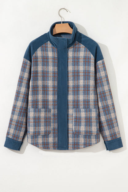 Threaded Pear Latara Zip Up Snap Jacket