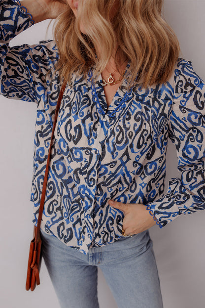 Threaded Pear Camryn Long Sleeve Shirt Long Sleeve Top