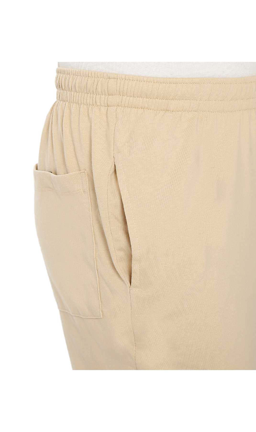 Mens Pull On Elastic Waist Knit Pants - Relaxed Dressing for Comfort