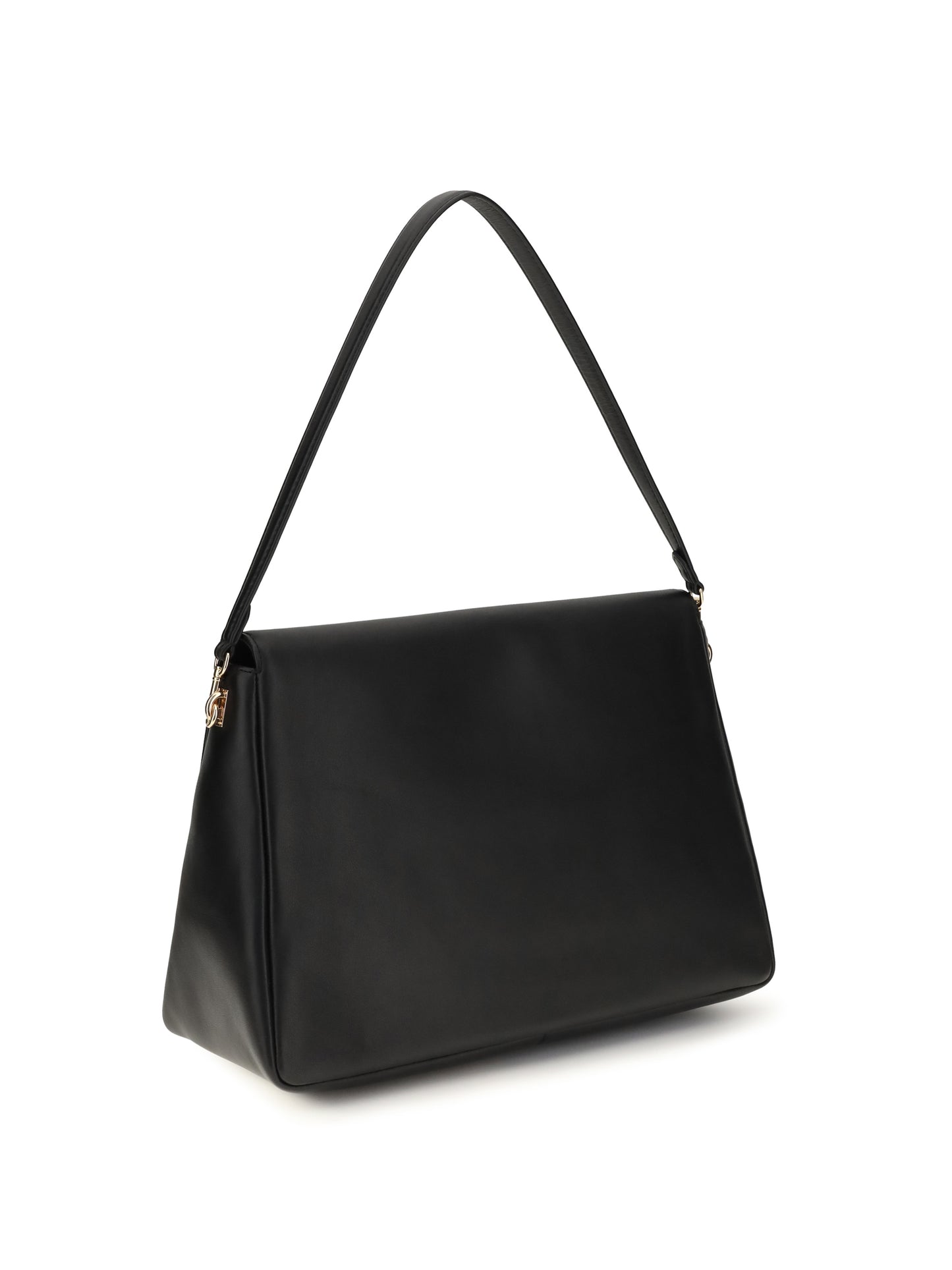 Shoulder Bag Charlie Large Black Leather