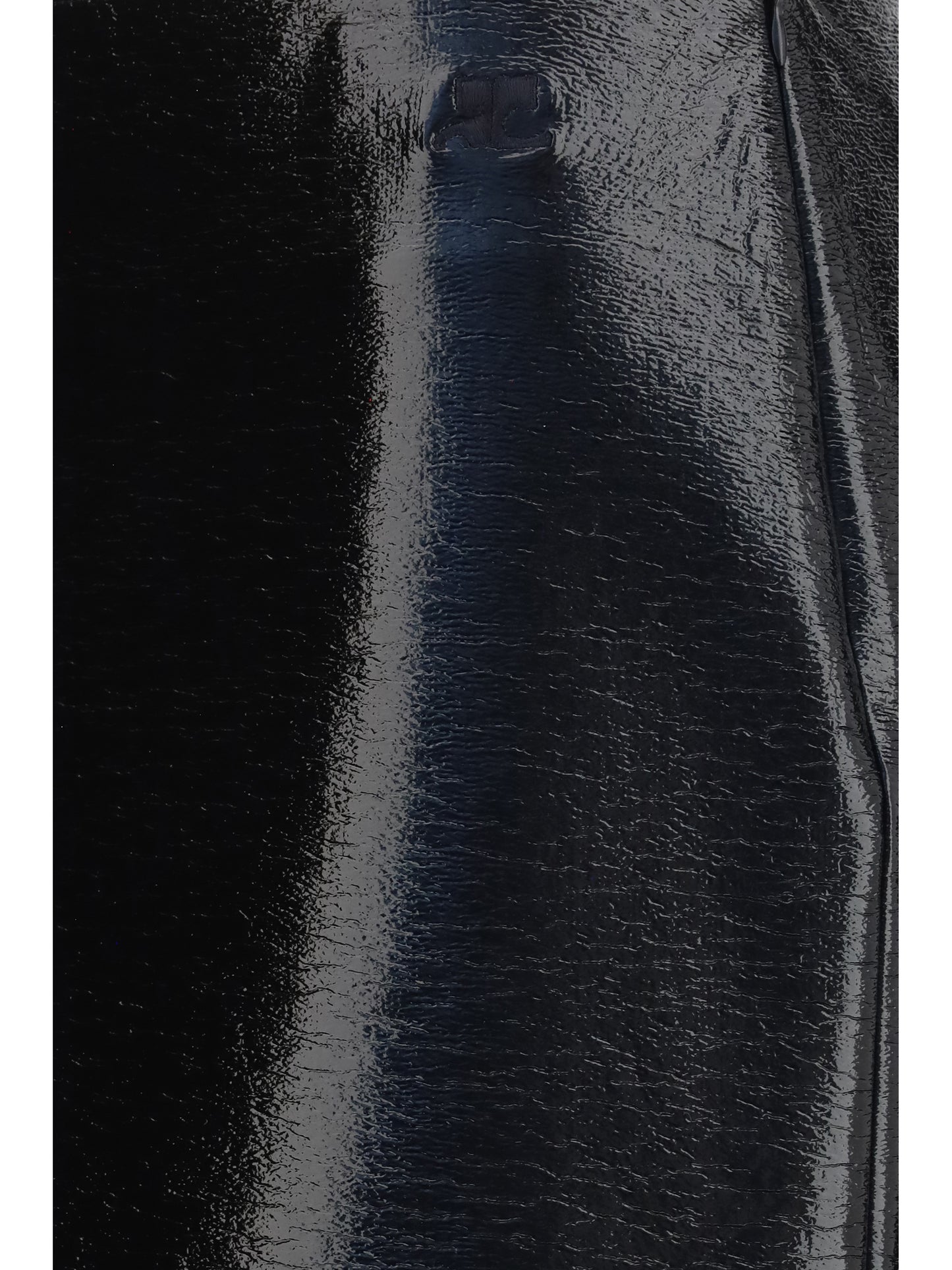 Skirt Vinyl Midi Black