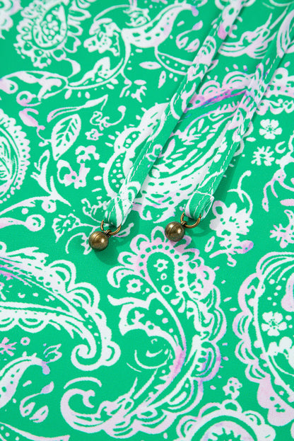 Threaded Pear Aleia Tied Waist Mini Dress