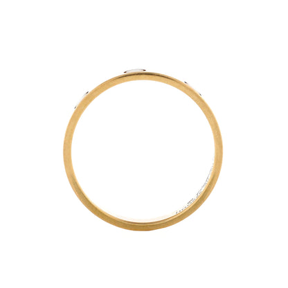Love Wedding Band Ring 18K Yellow Gold