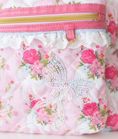 *PREORDER* Quilted Backpack ~ Floral Finery