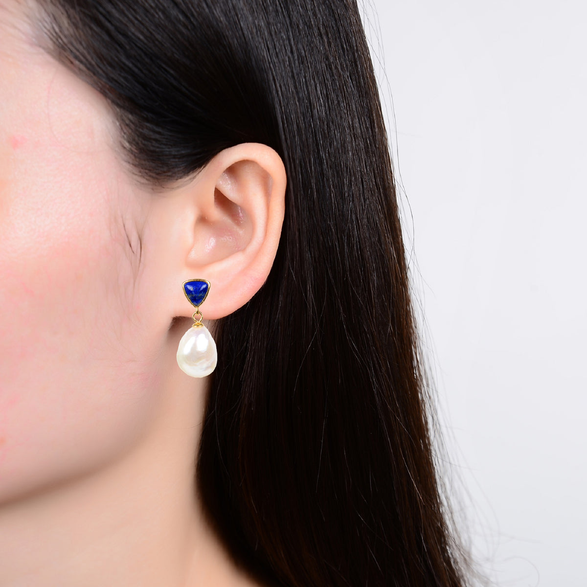 Blue, White-