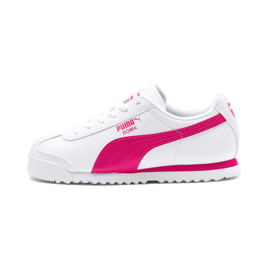 Youth Puma Roma Basic Jr 'White Fuchsia Purple'