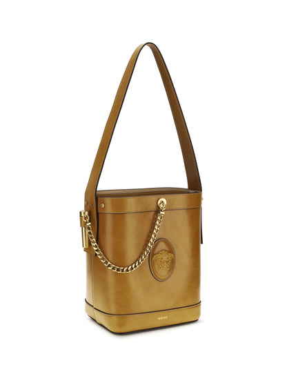Bucket Bag Pivot Brown Leather