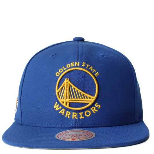 Men's Mitchell & Ness NBA Side Core 2.0 Snapback Warriors - Royal