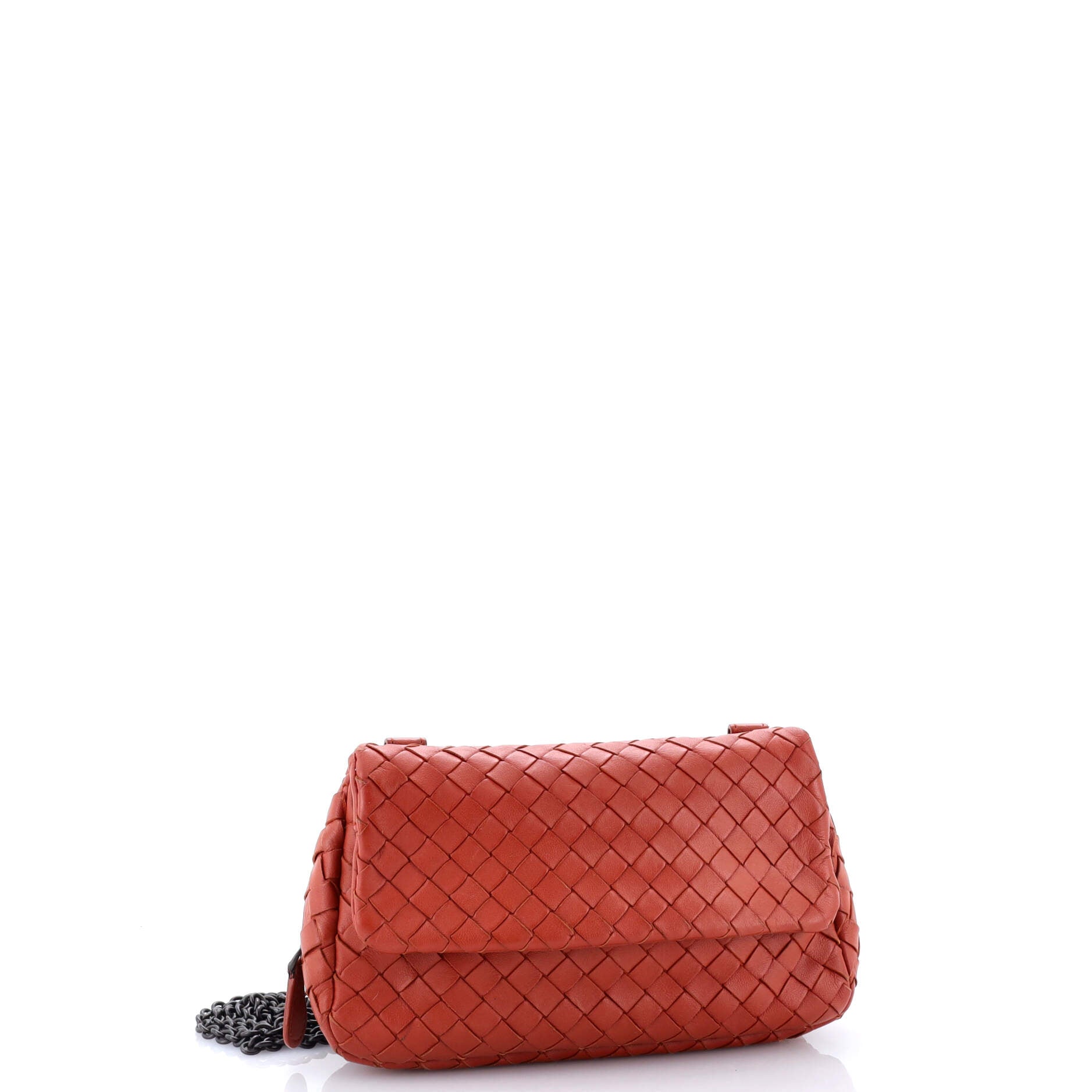 Pre-Loved Bottega Veneta Expandable Chain Crossbody Bag