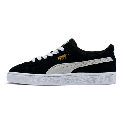 Puma Youth Suede Jr 'Black White' Sneakers
