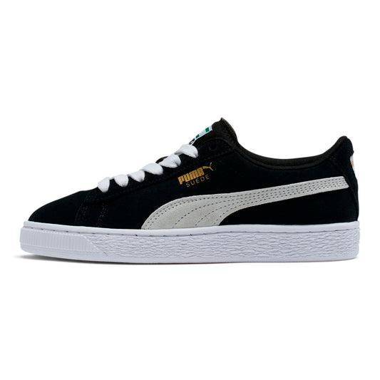Puma Youth Suede Jr 'Black White' Sneakers