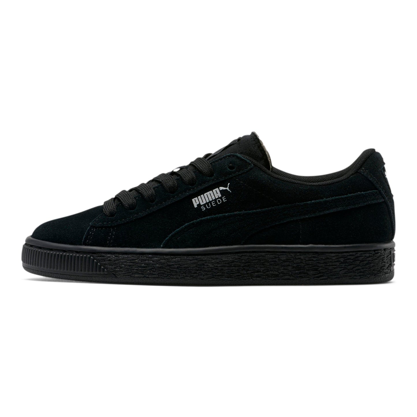 Puma Youth Suede Jr 'Classic Black' Sneakers