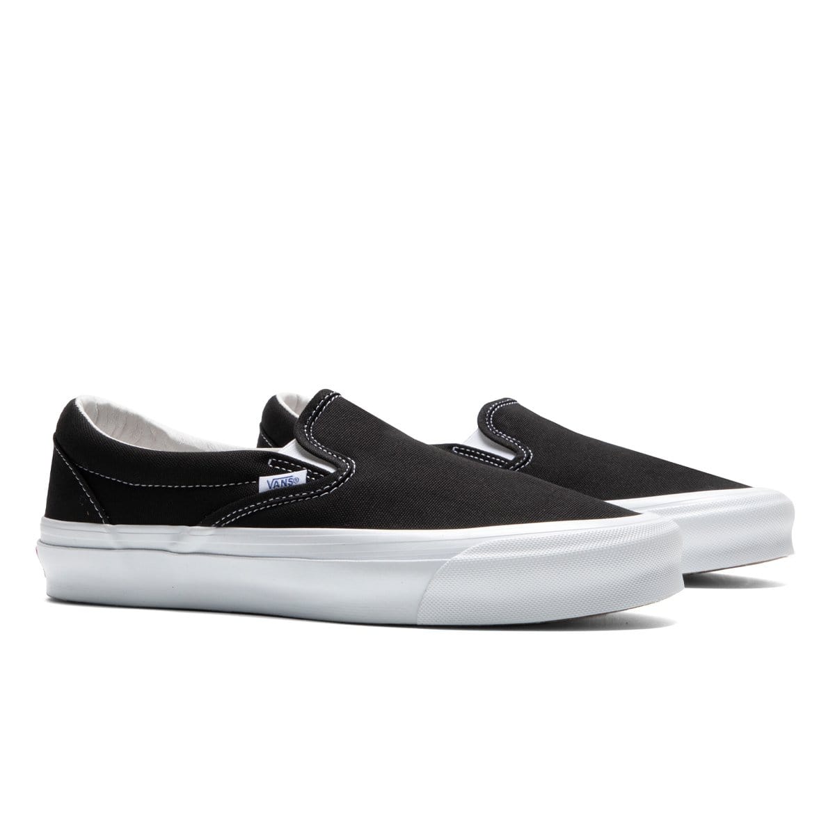 Men's Vans Vault Og Classic Slip-On Lx 'Canvas Black White'
