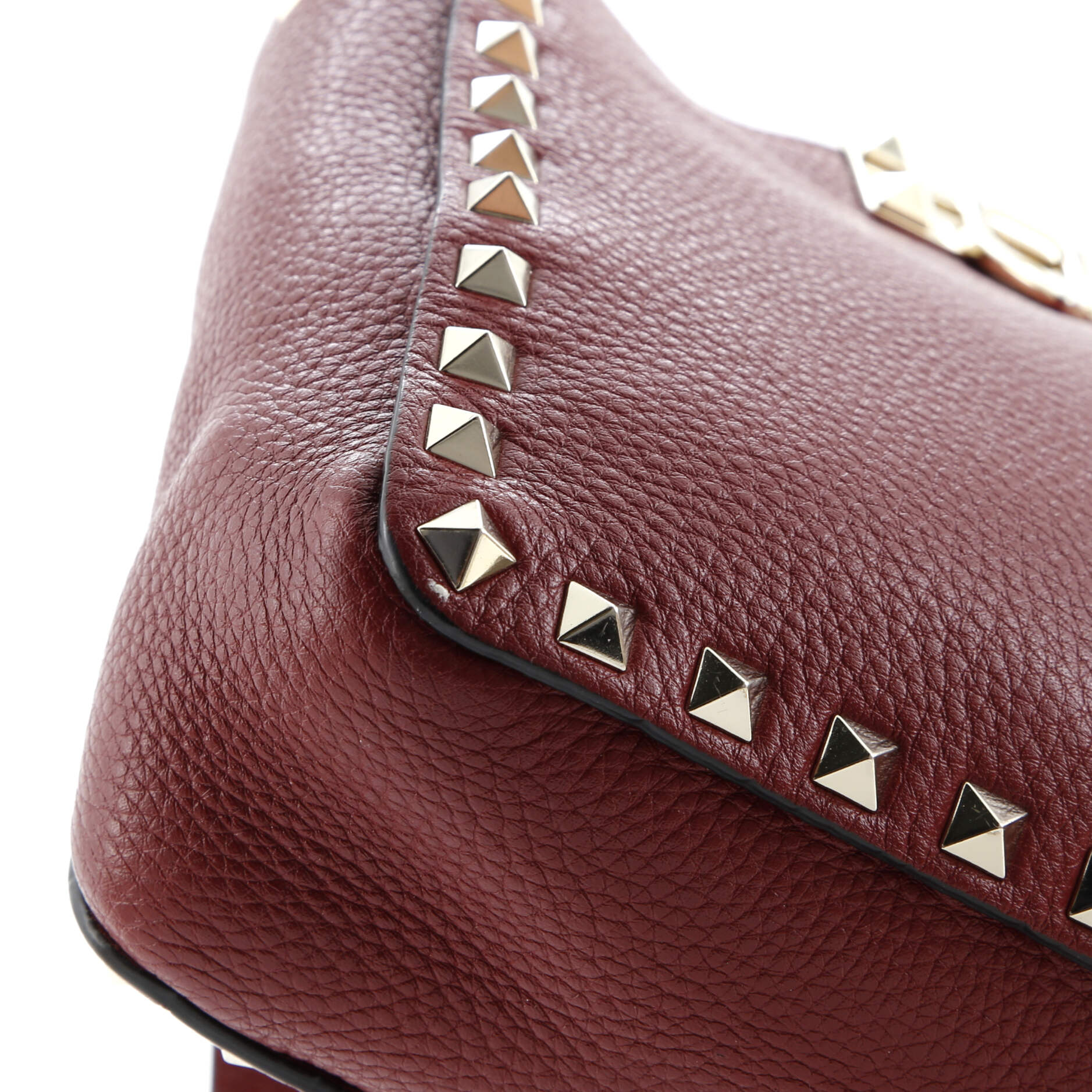 Valentino Garavani Rockstud Flip Lock Messenger Bag Leather Mini