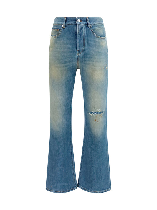 Flared Jeans Slash Desert Sky