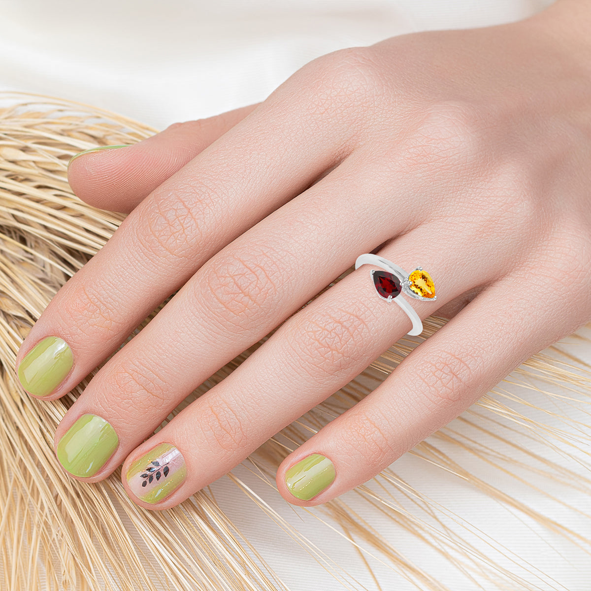 Yellow, Red-