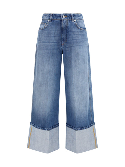 Jeans Dégradé Turn-Up Medium Blue