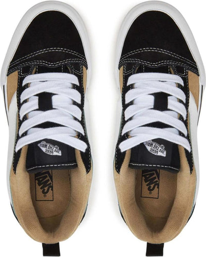 [vn000d2tys8] Youth Vans Knu Skool - Black/brown