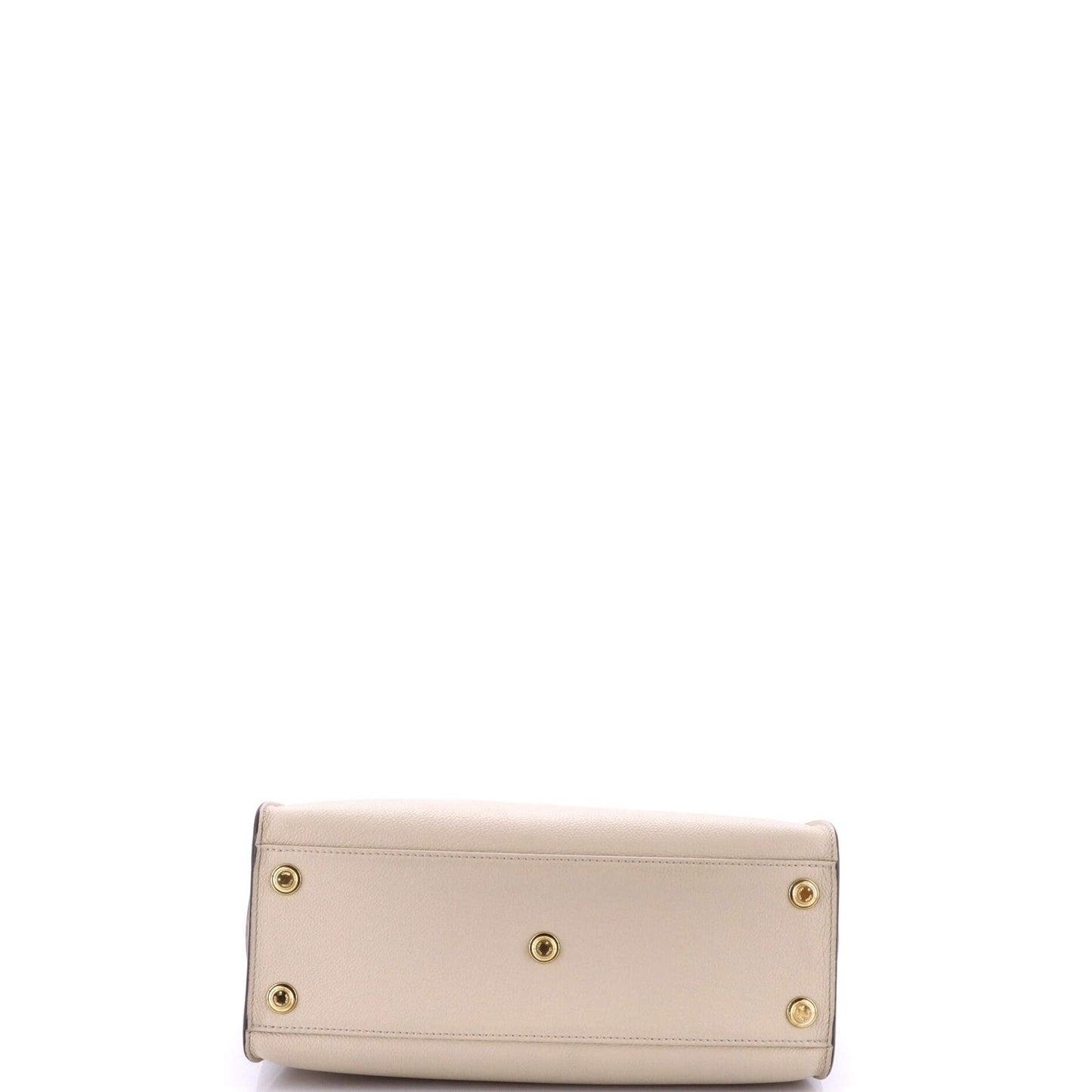 Louis Vuitton On My Side Tote Leather with Monogram Canvas MM