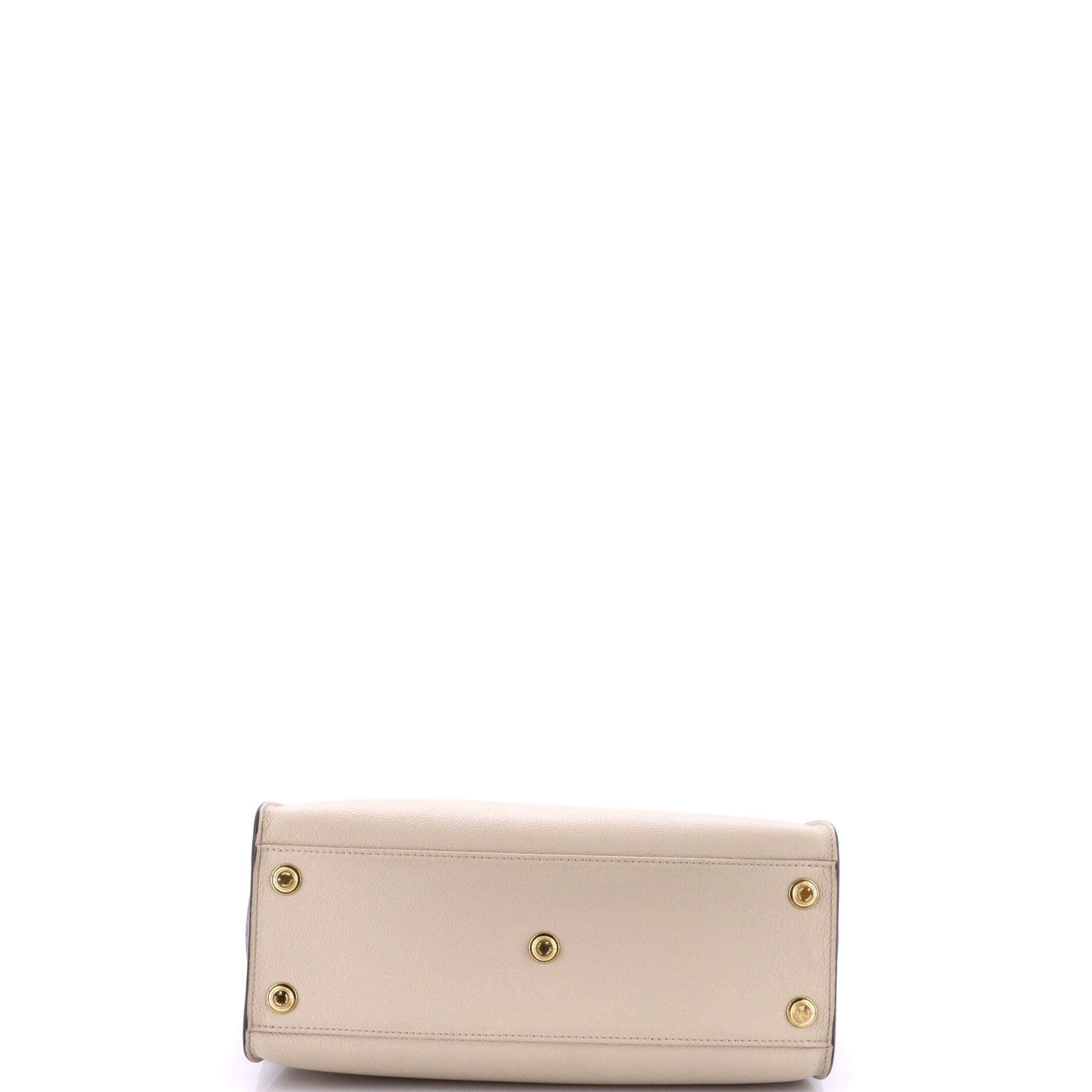 Louis Vuitton On My Side Tote Leather with Monogram Canvas MM