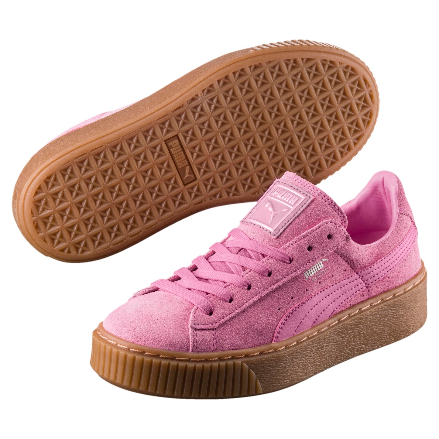 Youth Puma Suede Platform Jr 'Prism Pink'