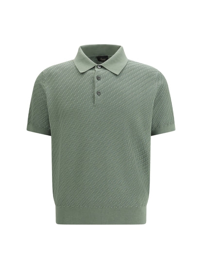 Polo Shirt Woven Pattern Cloud