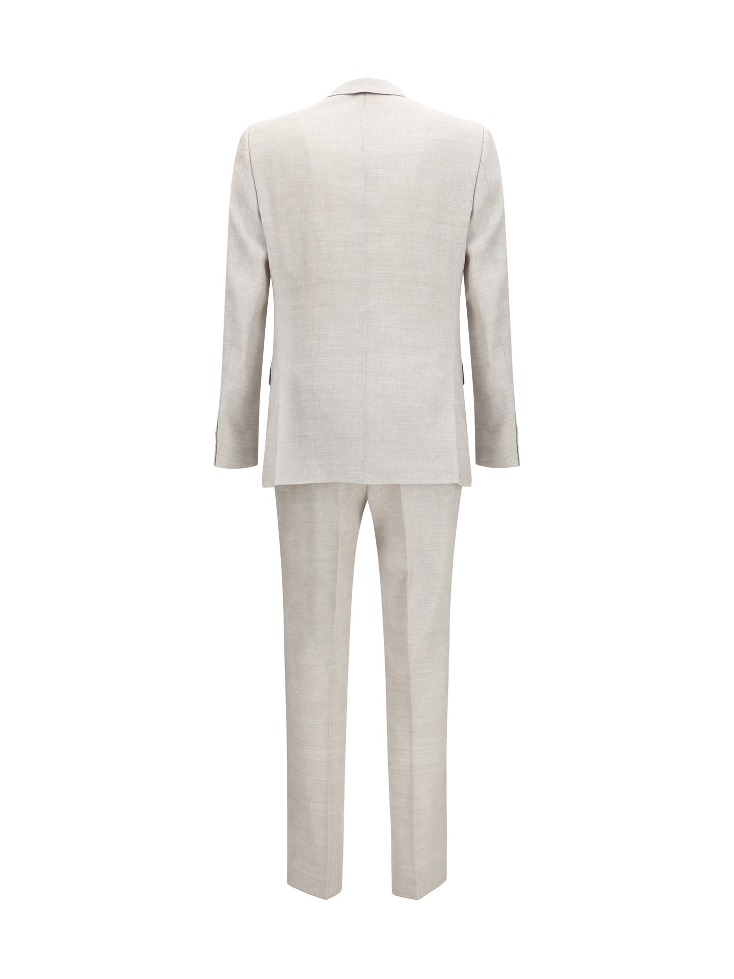 Suit Linen and Mohair Open Grey