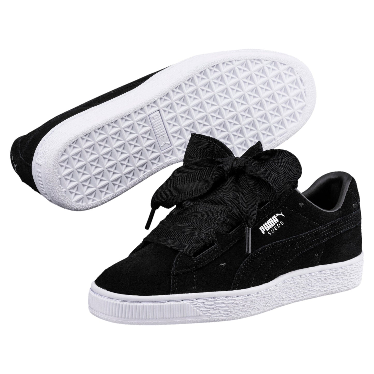 Youth Puma Suede Heart Jr 'Valentine - Black'