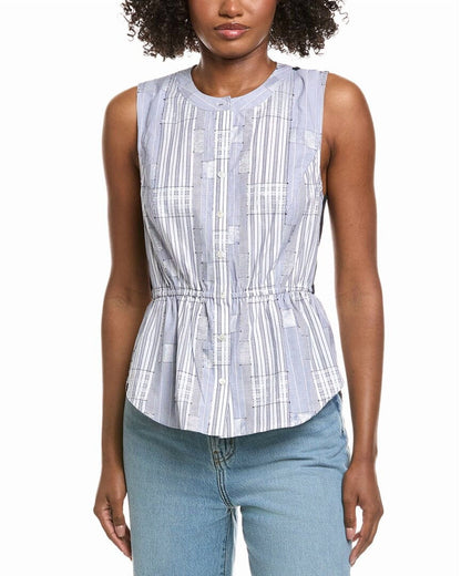 NVWHT-NAVY PATCHWORK-